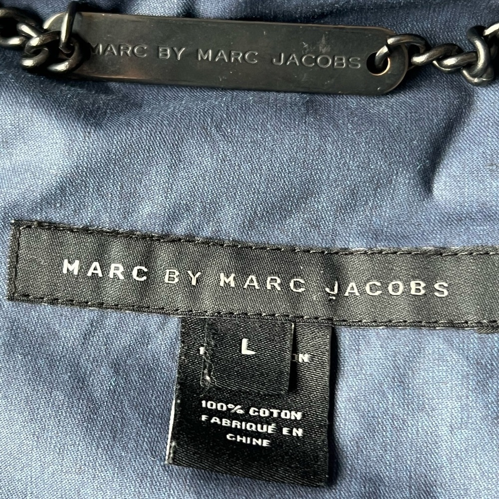 Marc By Marc Jacobs Navy Rain Jacket - Picture 6 of 12